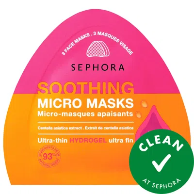 Sephora Collection Micro Masks Soothing / 3 Pieces