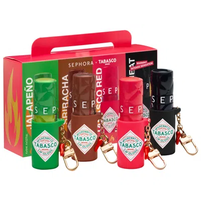Sephora Collection Outrageous Plump Lip Gloss X Tabasco Set 6 ml X 4/0.2 oz X 4