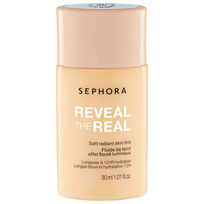 Sephora Collection Reveal The Real 12hr Soft Radiant Skin Tint 120 Y 1.01 oz / 30 ml In White
