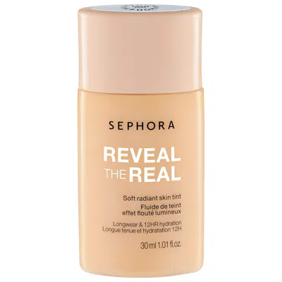 Sephora Collection Reveal The Real 12hr Soft Radiant Skin Tint 130 N 1.01 oz / 30 ml In White