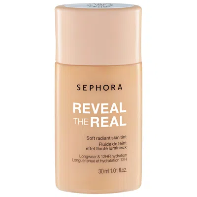 Sephora Collection Reveal The Real 12hr Soft Radiant Skin Tint 140 P 1.01 oz / 30 ml In White