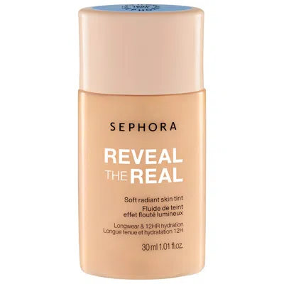 Sephora Collection Reveal The Real 12hr Soft Radiant Skin Tint 160 P 1.01 oz / 30 ml In White