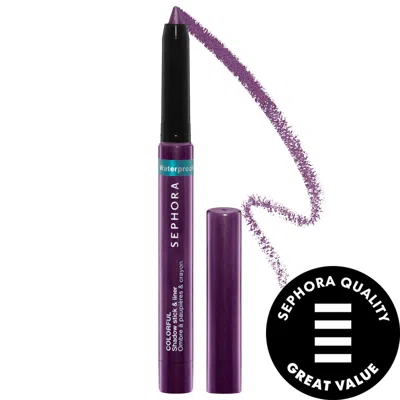 Sephora Collection Sephora Colorful Waterproof Eyeshadow & Eyeliner Multi-stick 14 Purple Shimmer .33 oz