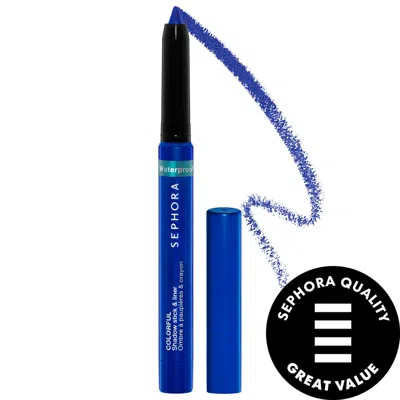 Sephora Collection Sephora Colorful Waterproof Eyeshadow & Eyeliner Multi-stick 22 Cobalt Shimmer .33 oz
