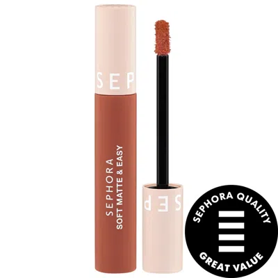 Sephora Collection Soft Matte & Easy Liquid Lipstick 1 Less Is More 0.15 oz / 4.5 ml