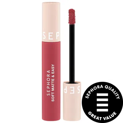Sephora Collection Soft Matte & Easy Liquid Lipstick 5 Nevermind 0.15 oz / 4.5 ml