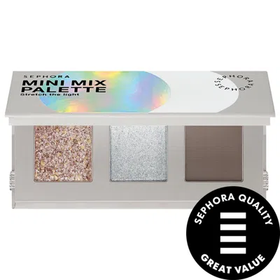 Sephora Collection Stretch The Light Mini Mix Eyeshadow Palette Silver Dust