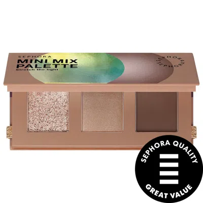 Sephora Collection Stretch The Light Mini Mix Eyeshadow Palette Taupe Glow