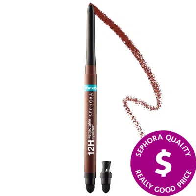 Sephora Collection Waterproof 12hr Retractable Eyeliner Pencil 30- Matte Chocolate Brown 0.01 oz / 0.3 G