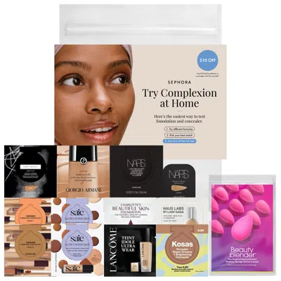 Sephora Favorites Complexion Try-on Sample Bag With Redeemable Voucher Medium Tan - Option 1 In White