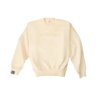 Sephora The Merch Shop Embroidered Crewneck Sweatshirt L