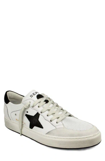 Sepol Estrella Star Sneaker In White Black