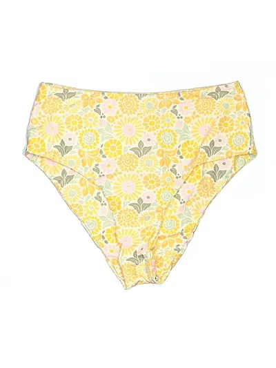 Pre-owned September Swimsuit Bottoms In Yellow