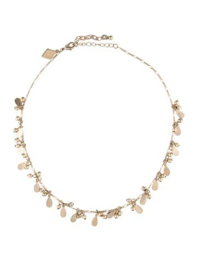 Pre-owned Sequin Collar Necklace, 19" In Multicolor