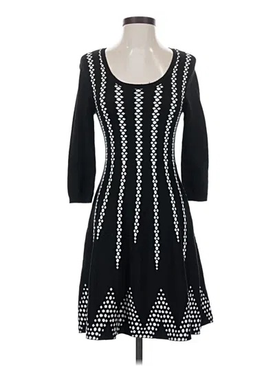 Pre-owned Sequin Hearts Casual Dress In Black
