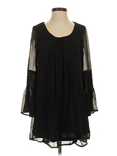 Pre-owned Sequin Hearts Casual Dress In Black