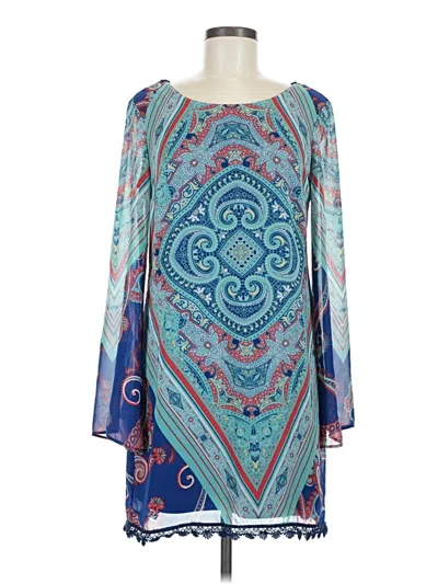 Pre-owned Sequin Hearts Casual Dress In Blue