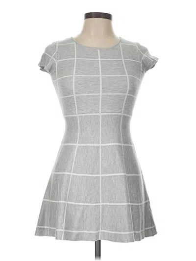 Pre-owned Sequin Hearts Casual Dress In Gray