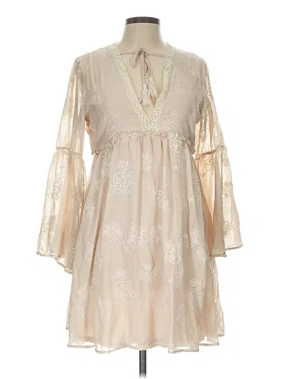 Pre-owned Sequin Hearts Casual Dress In Ivory