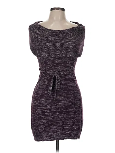 Pre-owned Sequin Hearts Casual Dress In Purple