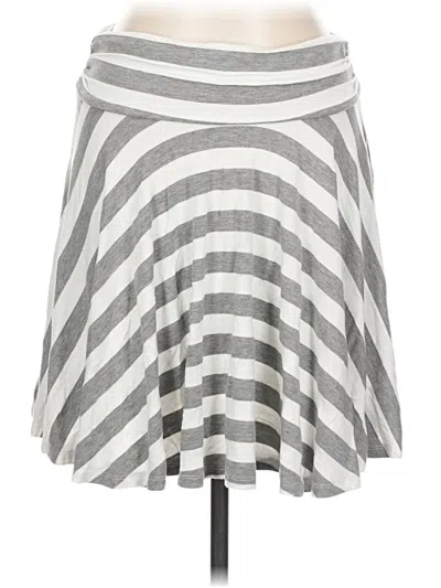 Pre-owned Sequin Hearts Casual Skirt In Gray