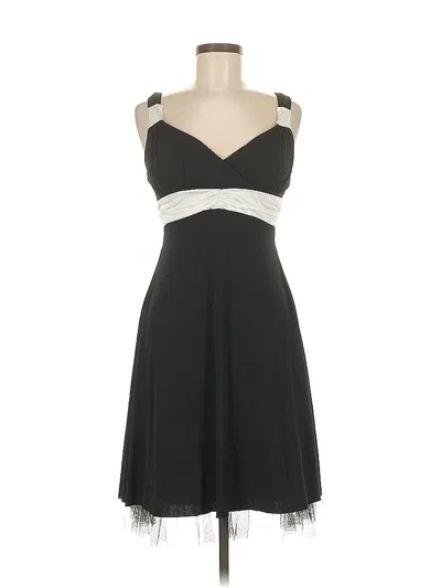 Pre-owned Sequin Hearts Cocktail Dress In Black