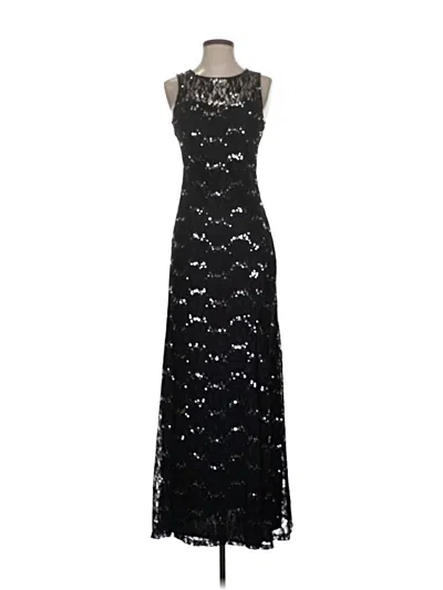 Pre-owned Sequin Hearts Cocktail Dress In Black