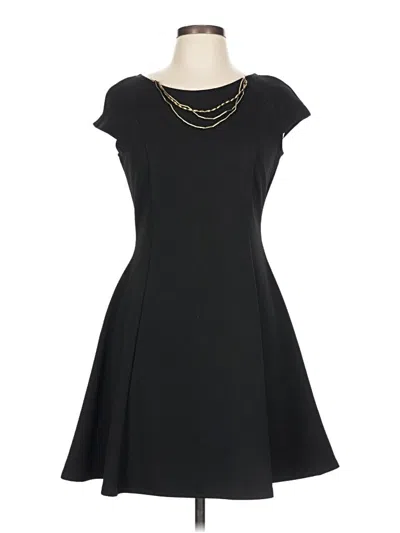 Pre-owned Sequin Hearts Cocktail Dress In Black