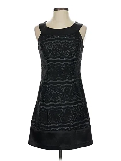 Pre-owned Sequin Hearts Cocktail Dress In Black