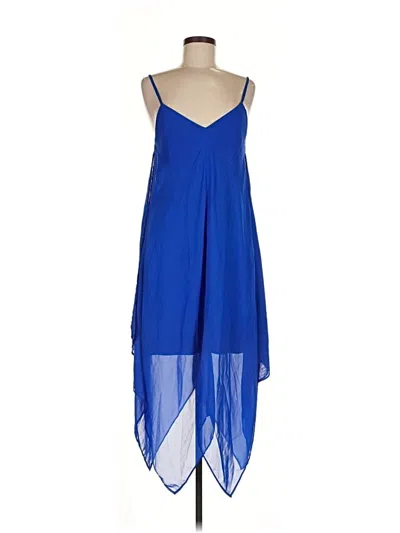 Pre-owned Sequin Hearts Cocktail Dress In Blue