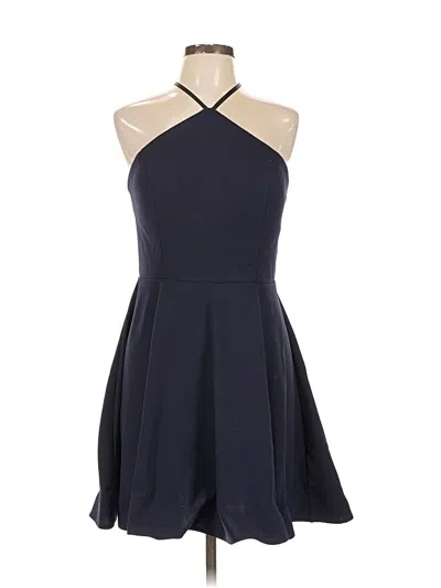 Pre-owned Sequin Hearts Cocktail Dress In Blue