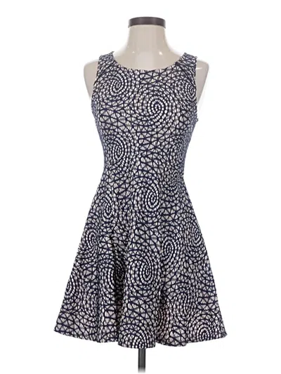 Pre-owned Sequin Hearts Cocktail Dress In Blue