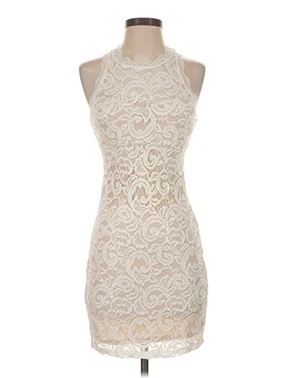 Pre-owned Sequin Hearts Cocktail Dress In Ivory