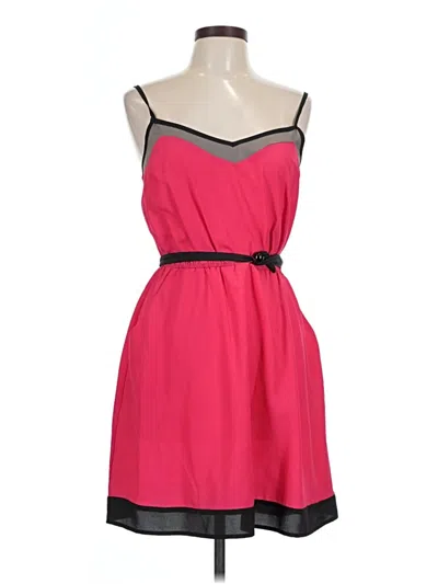 Pre-owned Sequin Hearts Cocktail Dress In Pink