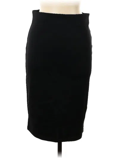 Pre-owned Sequin Hearts Formal Skirt In Black