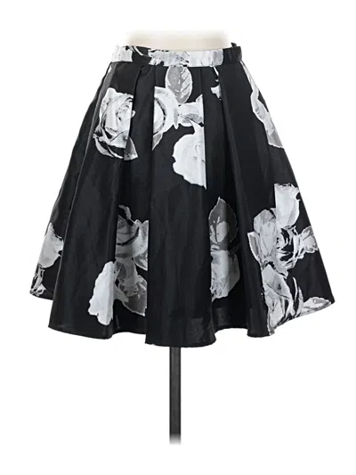 Pre-owned Sequin Hearts Formal Skirt In Black
