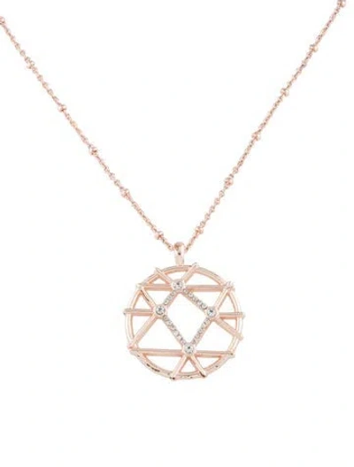 Pre-owned Sequin Star Maps Libra Pendant, 1.25" In Multicolor