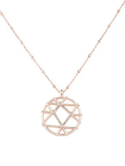 Pre-owned Sequin Star Maps Libra Pendant, 1.25" In Multicolor