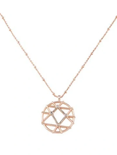 Pre-owned Sequin Star Maps Libra Pendant, 1.25" In Multicolor