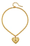 Sequin The Celeste Initial Pendant Necklace In Gold