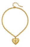Sequin The Celeste Initial Pendant Necklace In Gold