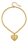 Sequin The Celeste Initial Pendant Necklace In Gold