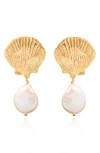 Sequin Vittoria Drop Earrings In Gold