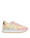Serafini Woman Sneakers Gold Size 7 Leather In Gold