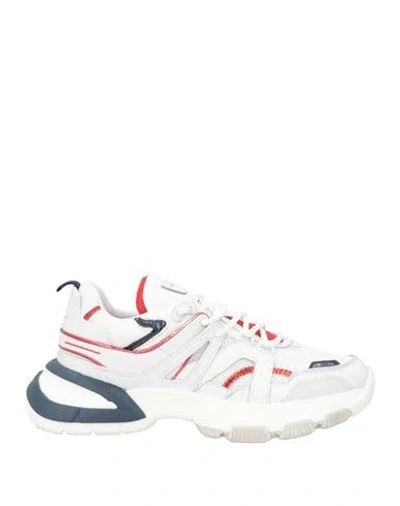 Serafini Woman Sneakers White Size 8 Leather