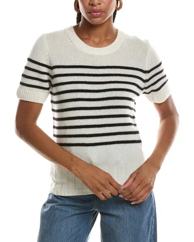 Seraphina 100% Cashmere Pullover In White