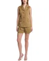 Seraphina 2pc Vest & Short Set In Green