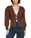 Seraphina Cardigan In Brown
