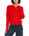 Seraphina Cashmere Cardigan In Red