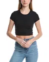 Seraphina Cropped T-shirt In Black